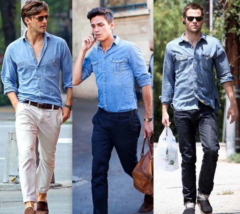 Moda Masculina: Camisa Jeans | Meus Sensatos Consumos